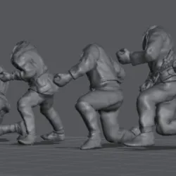 unarmored kneeling Pikemen