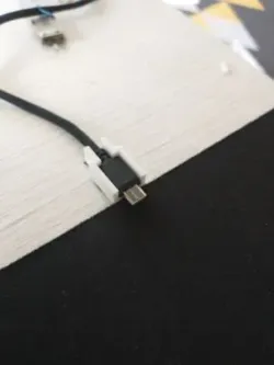 USB cable holder