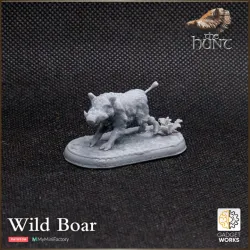Wild Boar with Forest base - The Hunt