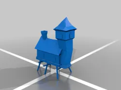 Wizard house on stilts