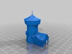 Wizard house with tower