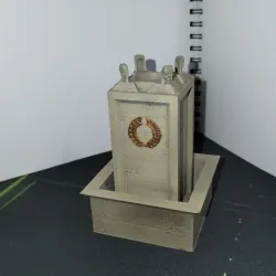 Wreath and Skull Fountain