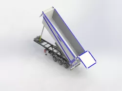 3 DİNGİLLİ HURDA DORSE DAMPER (Scrap Type Semi Trailer)