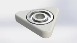3D Printable Triangle Fidget Spinner