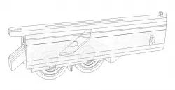 Adjustable Double Roller for sliding door