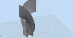 Auger Flight Forming Mold