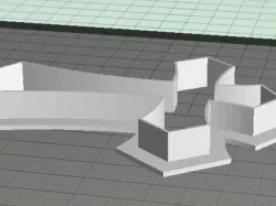 Cross cookie cutter