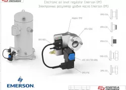 Electronic oil level regulators Emerson OM3
