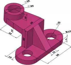 Example 3D drawing for beginners (PDF)