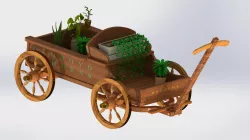 Garden Carriage Plant Display