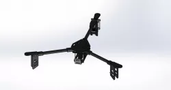 GLASS FIBER TRICOPTER