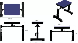 Gym equipment rotating table