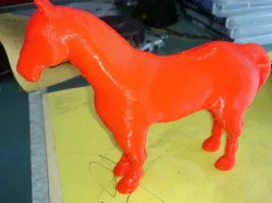 Horse from 3D Printer LeapFrog