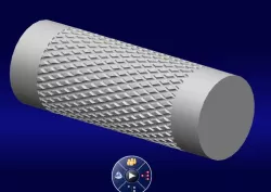 knurling shaft