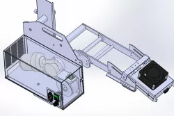 Label applicator for roll products of different diameters