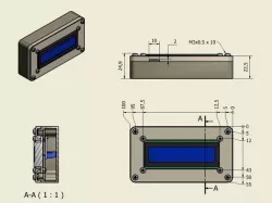 LCD HOUSING, 16x2