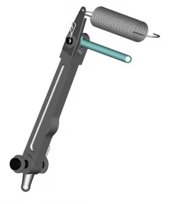Leyland Mini Pre Verto Clutch Release Arm HD