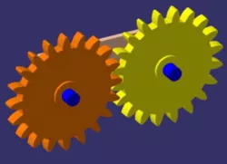 Mating Gear Simulation