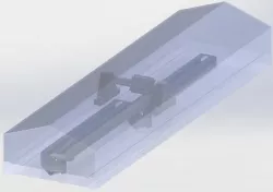 Motorized flush door