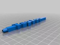 My Customized Retro Font Word Pen