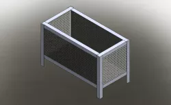 Pellet burning basket for wood stove V1