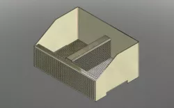 Pellet burning basket V2