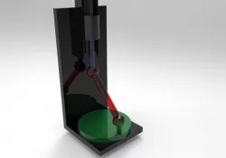Three dimensional Slider Crank mechanism