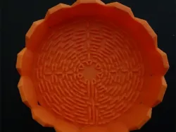 Tray with Chartres Labyrinth inside