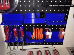 Wall tool peg holder