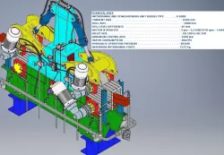 WITHDRAWAL AND STARIGHTENING UNIT FOR CONTINUOUS CASTING MACHINE