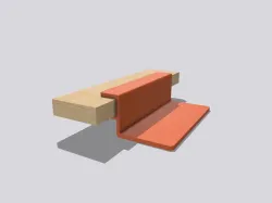 3/4 press fit shelf