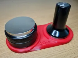 54mm Coffee Tamper + Distributor Pad / Dock