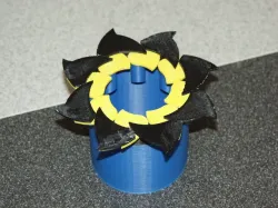 8-Leaf Fully Printable Iris Box