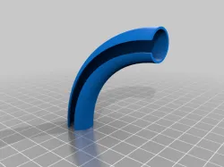 90 angle water cooling anti kink hose mount