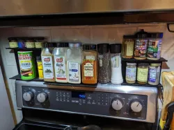 Above Range Spice Rack
