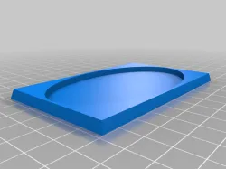 Age of Fantasy 1x1 90x52 oval to rectangle square base