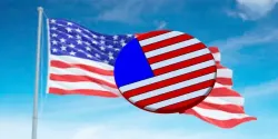 American Flag Pop Socket Cover