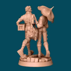 An odd couple — diorama