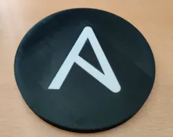 Ansible Logo Coaster