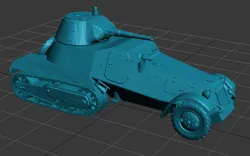 BA-42 soviet "what if?" armored car 