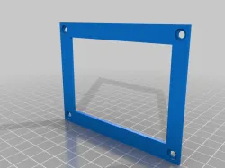 Back bracket for 3.5" RPi Display to Creality Slim Box