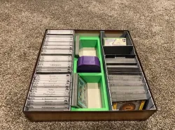 Boardgame Insert for Sleeved Cards--Broken Token Style