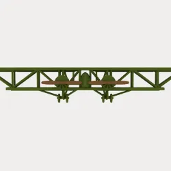 Bomber plane Caudron G.4 (WW1, France)