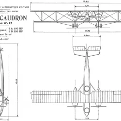 Bomber plane Caudron R.11 (WW1, France)