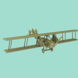 Bomber plane Hansa-Brandenburg G.I (WW1, Austria-Hungary)