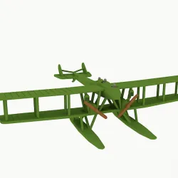 Bomber seaplane Gotha_G1 (WW1, Germany)