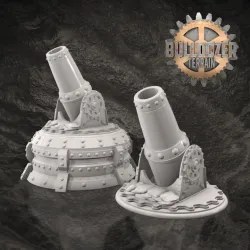 Bulldozer Terrain- giant steampunk cannon