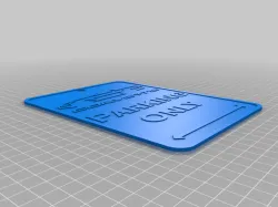 C4 Corvette Parking Sign