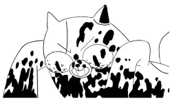 Cake the Cat Stencil