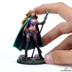 'Cheyenne' Half-Elf Mage 75mm Scale